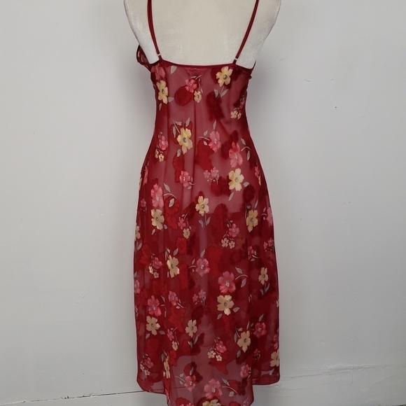 Secret Treasures Sheer Burnout Gown & Robe Set M - Picture 5 of 16